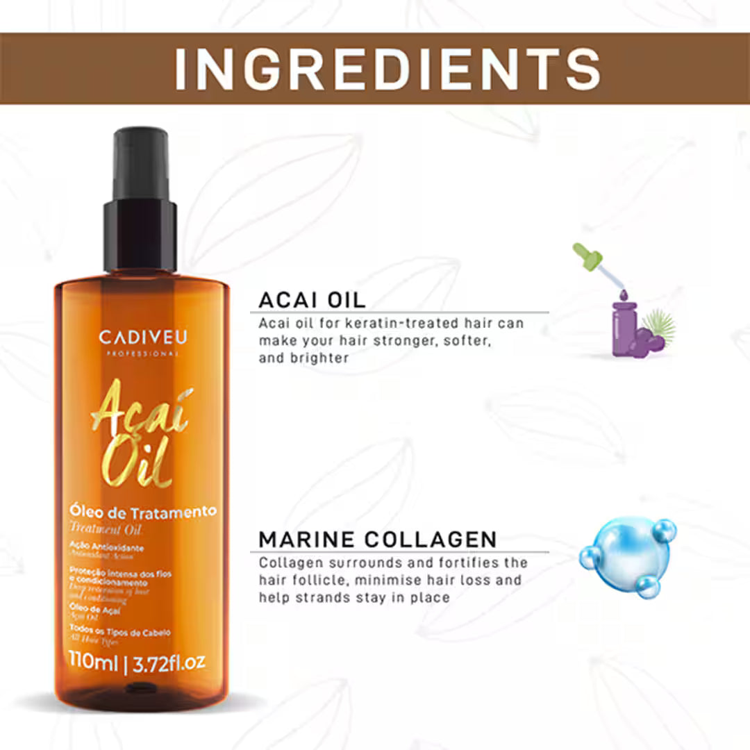 Brasil Cacau Cadiveu Acai Oil Treatment 60ml