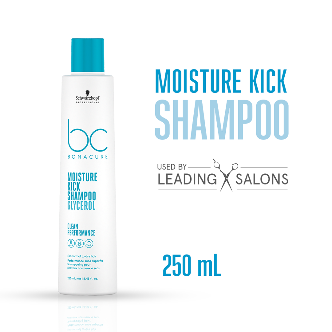 Schwarzkopf Professional Bonacure Moisture Kick Shampoo With Glycerol - For Dry Hair