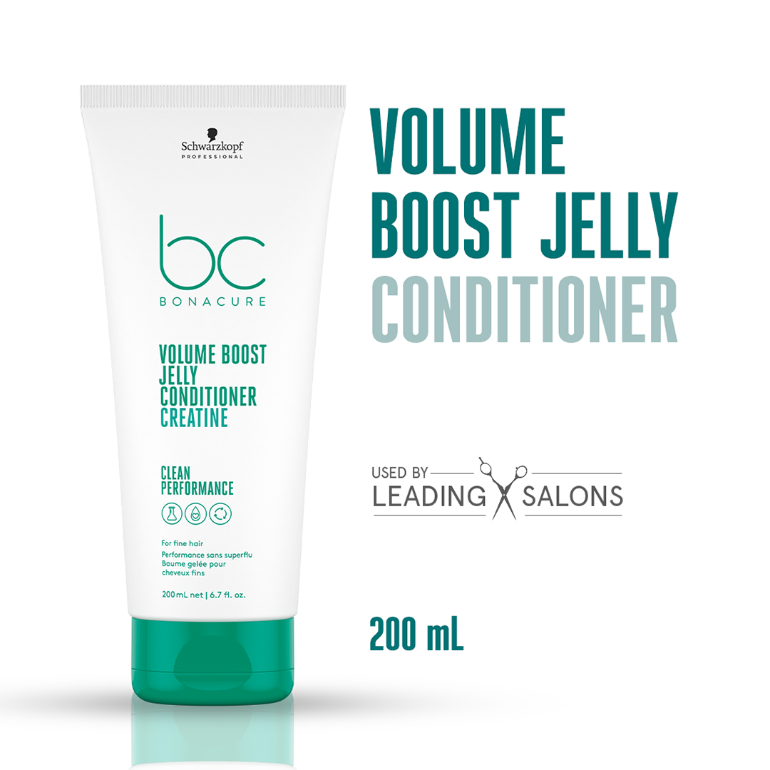 Schwarzkopf Professional Bonacure Volume Boost Jelly Conditioner with Creatine | For Fine Hair