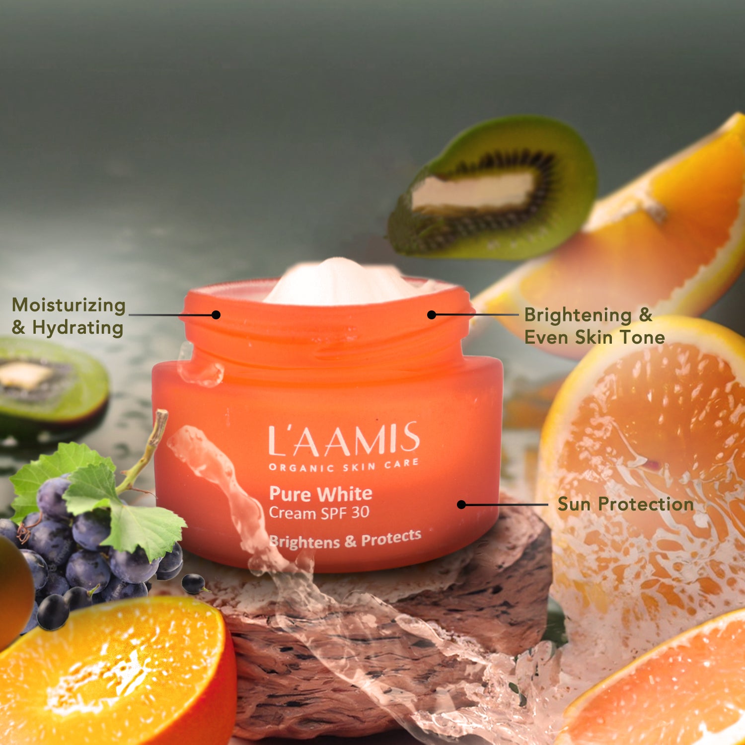L'AAMIS Pure White Cream SPF 30 | Suitable for All Skin Type | 50gm