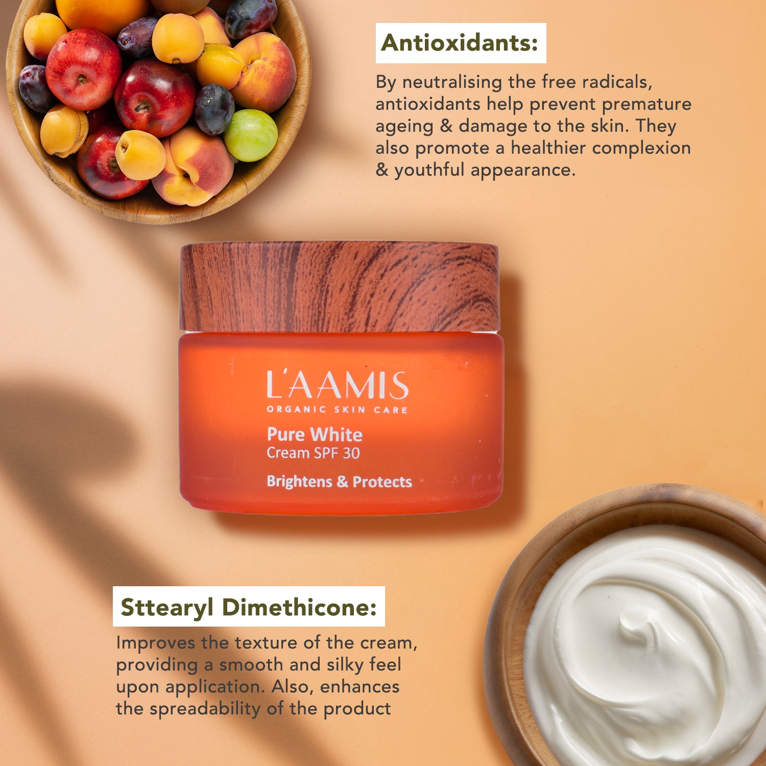 L'AAMIS Pure White Cream SPF 30 | Suitable for All Skin Type | 50gm