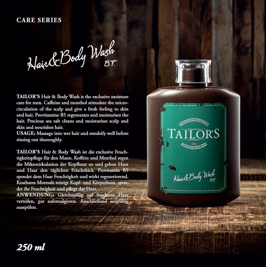 TAILOR’S Hair &amp; Body Wash 250 ml