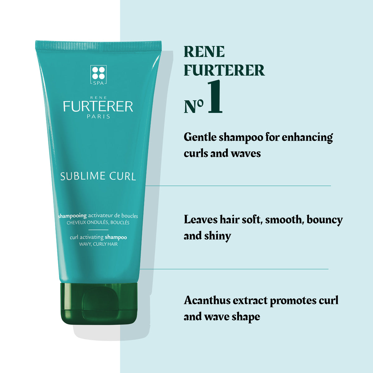 Rene Furtere|Sublime Curl- Curl Activating Shampoo |200ml