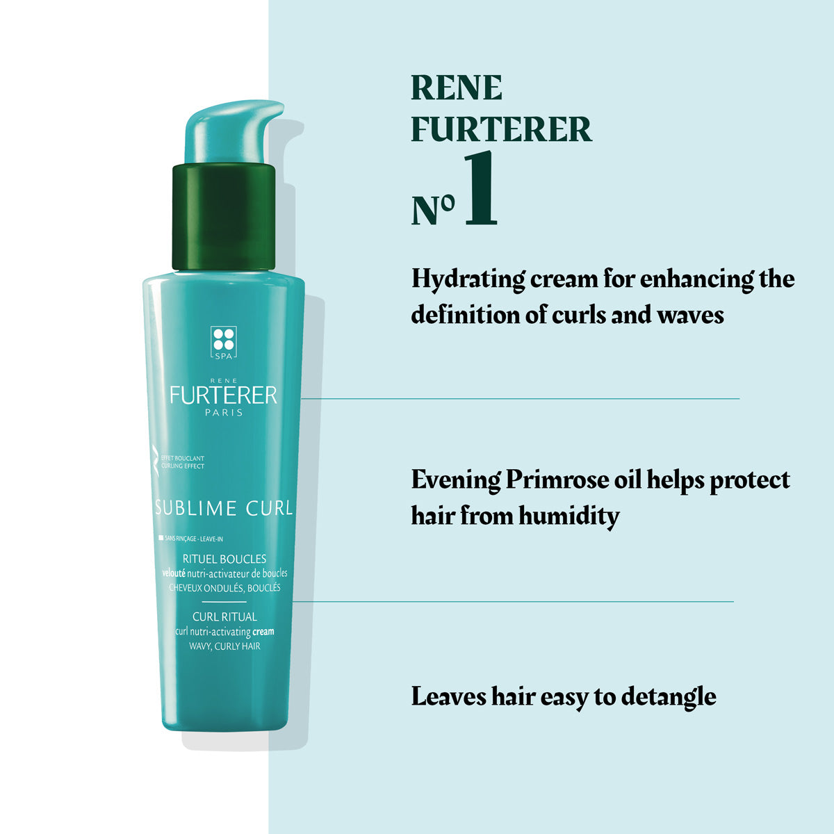 Rene Furtere|Sublime Curl- Curl Nutri-Activating Cream|100ml