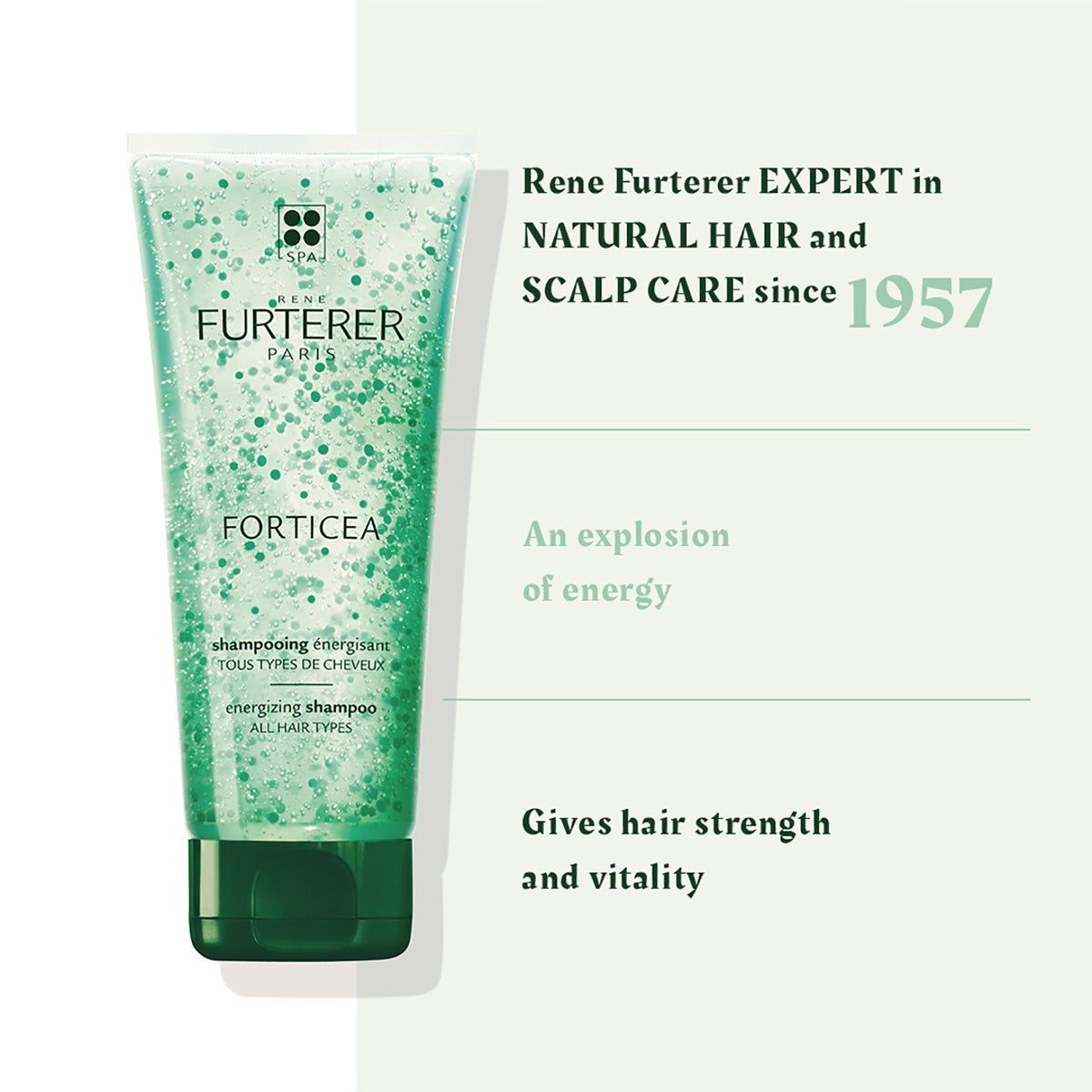 Rene Furtere|Forticea Energizing Shampoo With Essential Oils|250ml