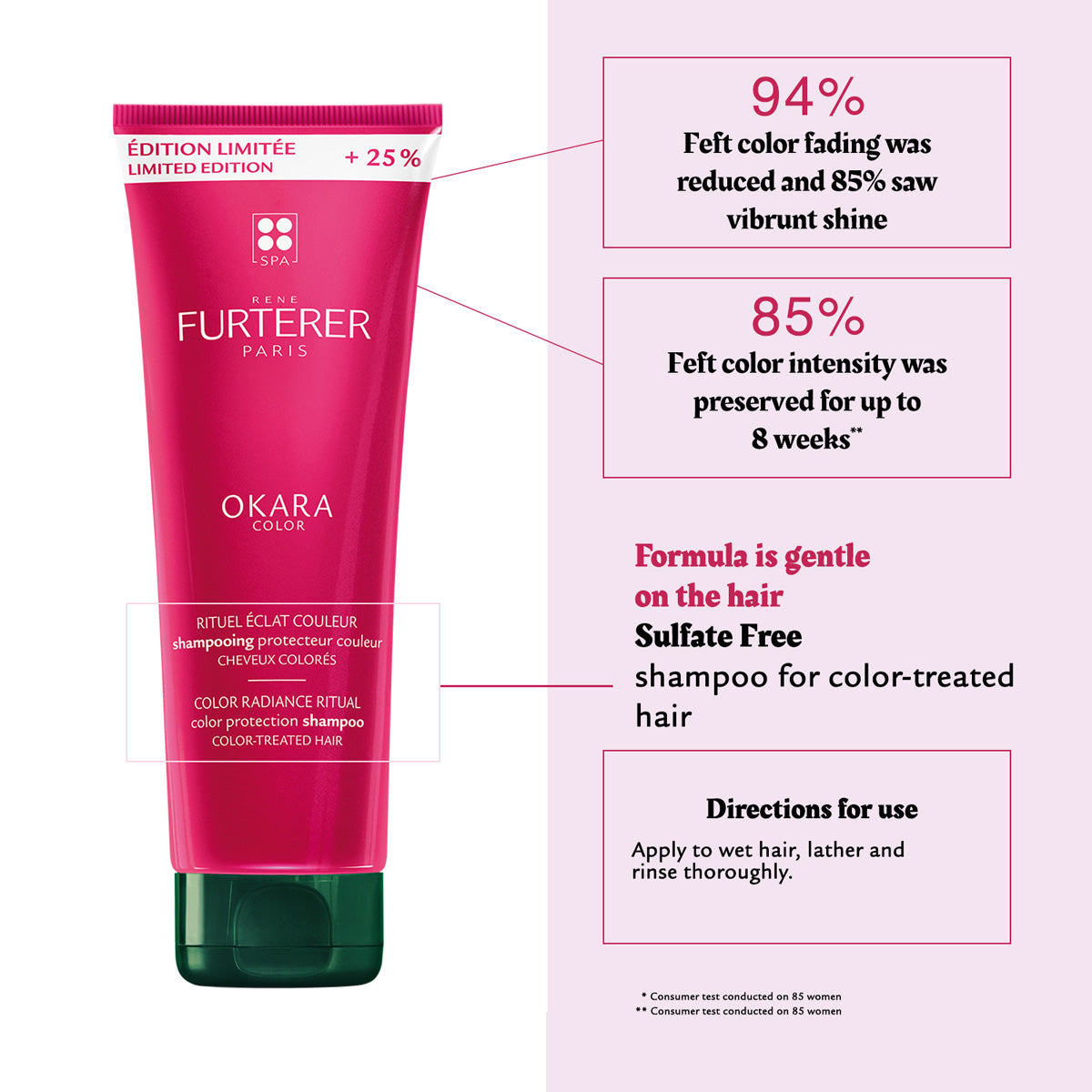 Rene Furtere|Okara Color protection Shampoo|250ml