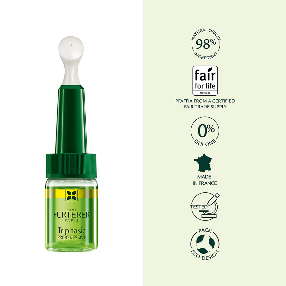 Rene Furtere|Triphasic Progressive Concentrated Serum For Hair Loss