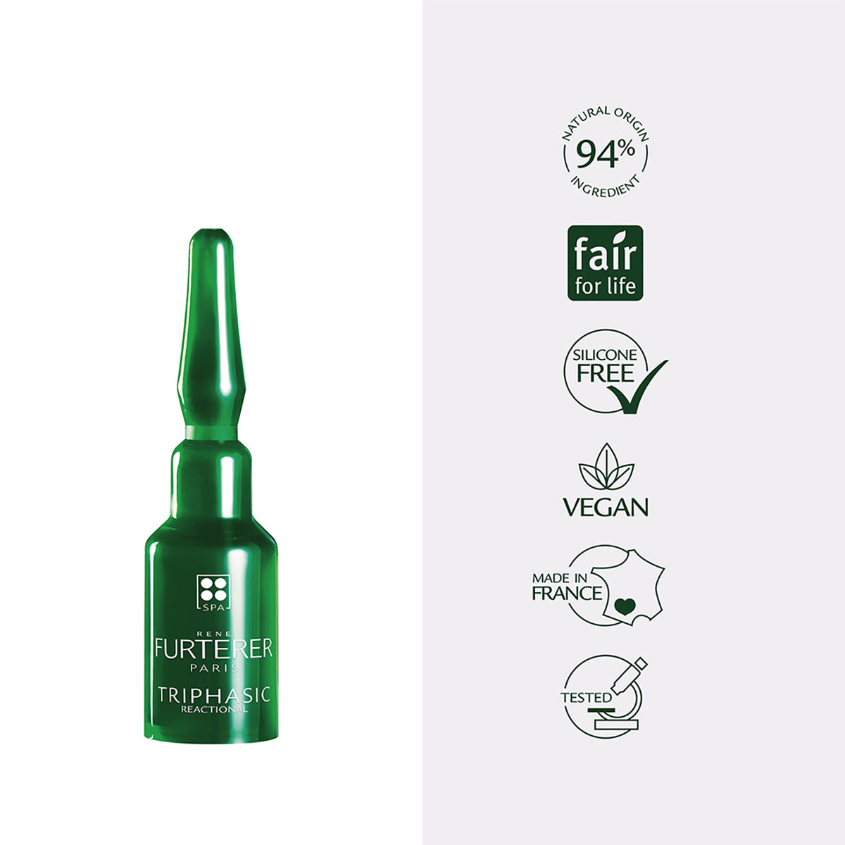 Rene Furtere|Triphasic Reactional Anti-Hair Loss Serum (pack of 12 X 5 ml)