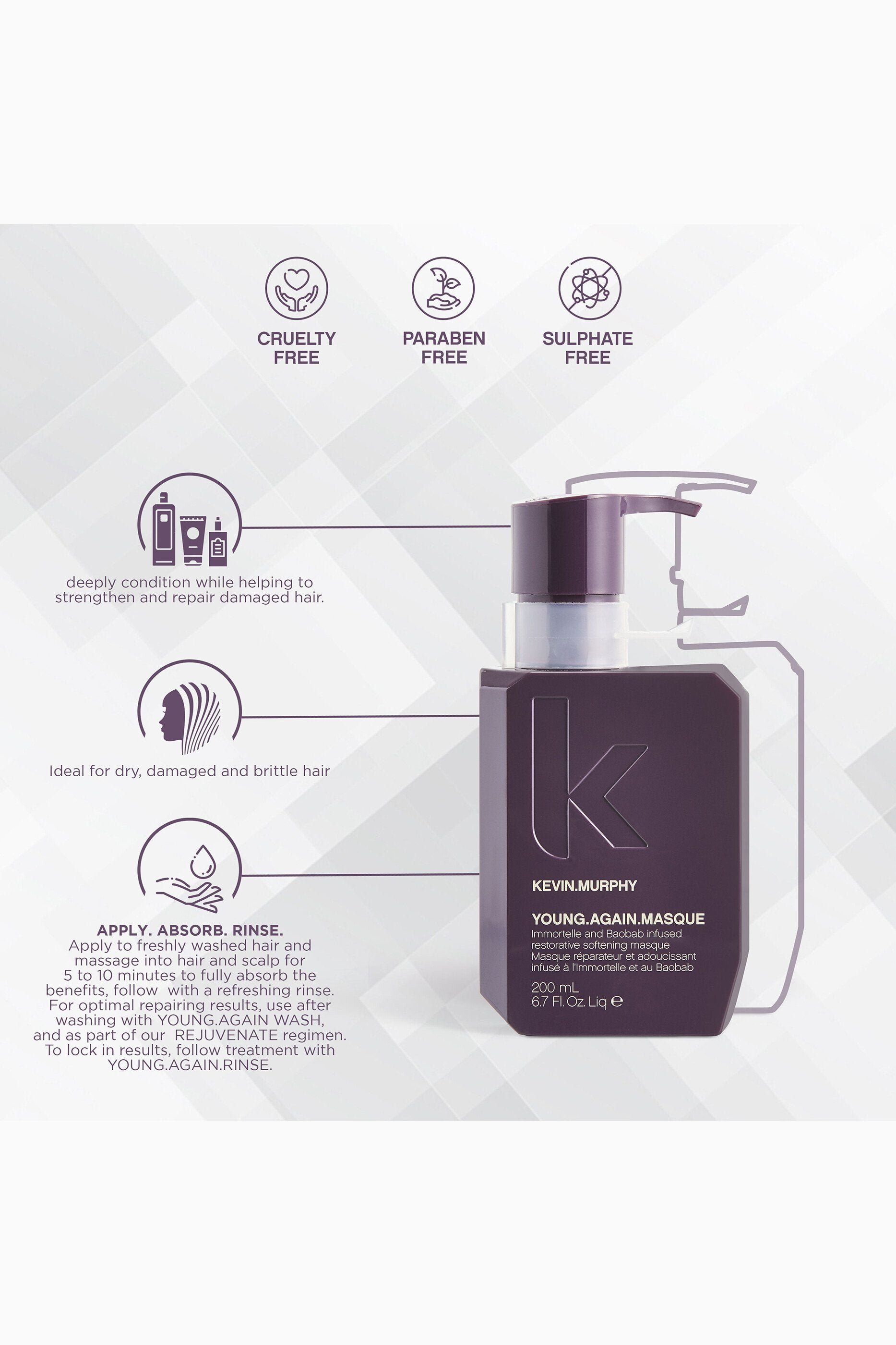 Kevin Murphy | YOUNG.AGAIN.MASQUE 200 ML