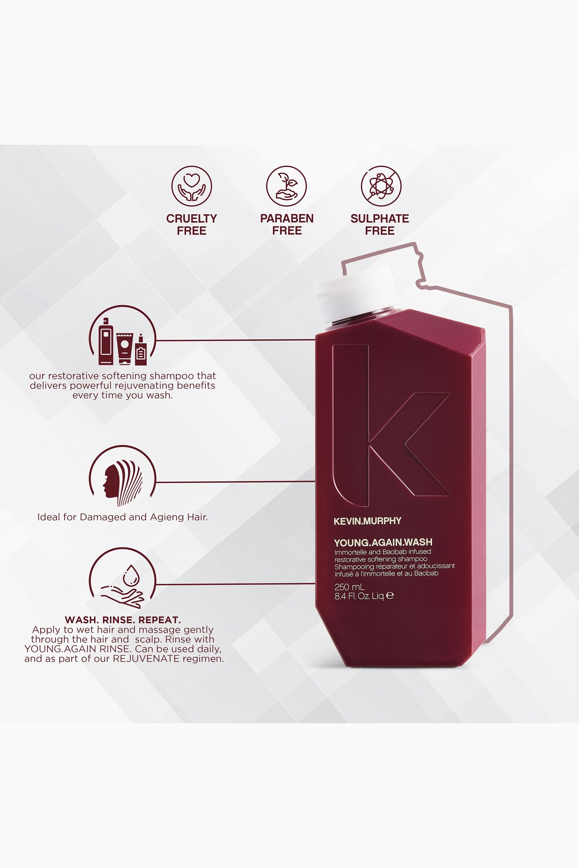 Kevin Murphy | YOUNG.AGAIN.WASH 250 ML